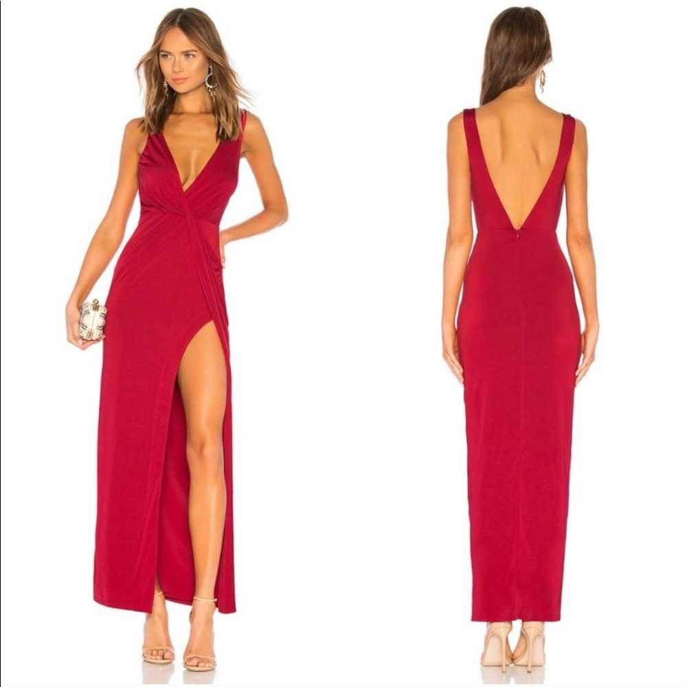 NBD Buttercup Gown in Red